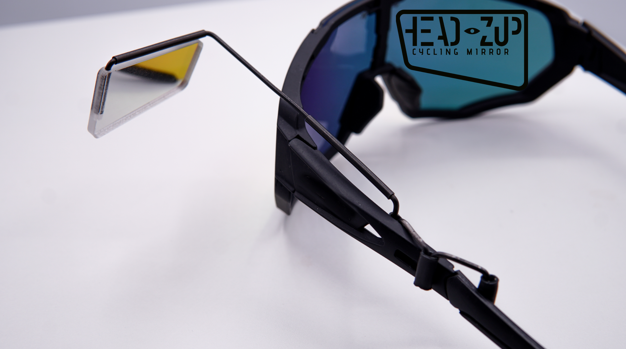 Cycling glasses with on sale mirror