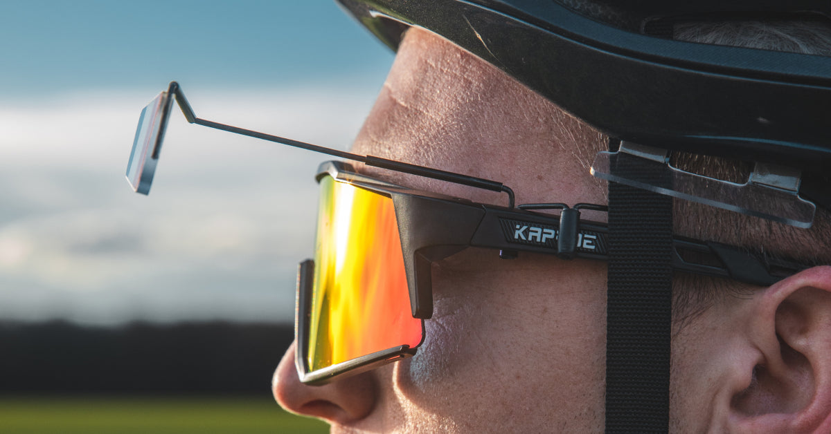 HEAD-ZUP | HEAD-ZUP | Cycling mirror | Revolutionary | Fitted to your glasses